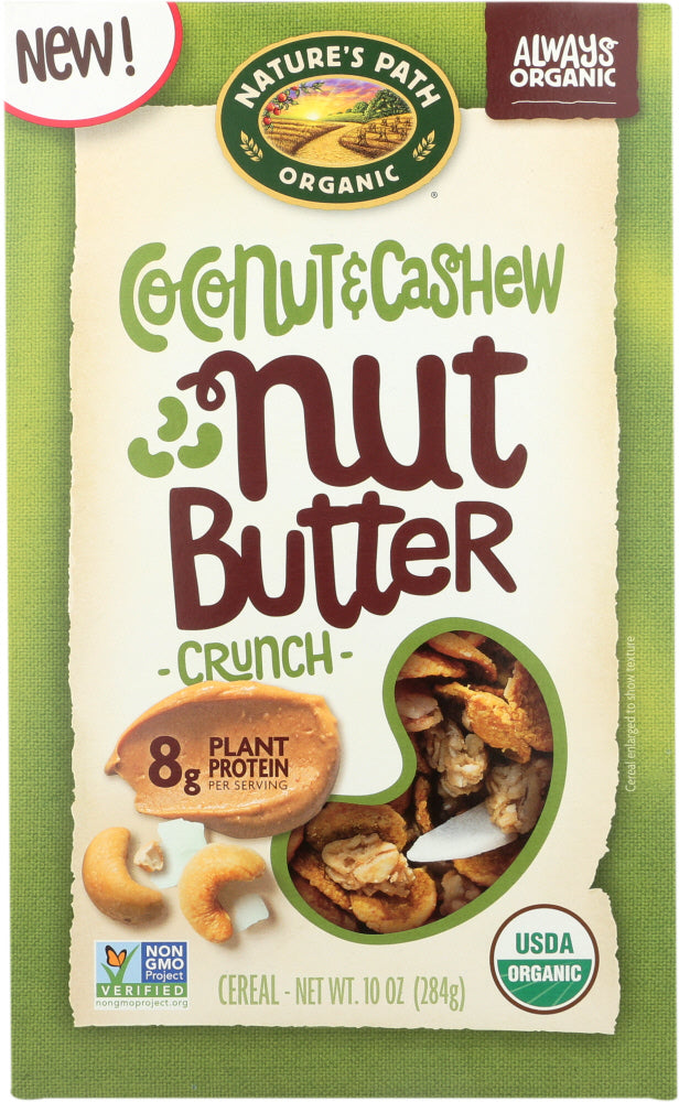 NATURES PATH: Cereal Coconut Cashew Nut Butter, 10 oz