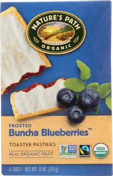 NATURE'S PATH: Frosted Buncha Blueberries Toaster Pastries, 11 oz