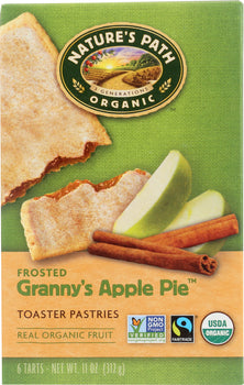 NATURE'S PATH: Organic Frosted Toaster Pastries Grannys Apple Pie, 11 oz