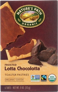 NATURE'S PATH: Organic Frosted Lotta Chocolotta Toaster Pastries, 11 oz