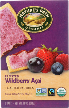 NATURES PATH: Organic Frosted Toaster Pastries Wildberry Acai, 11 oz