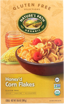 NATURES PATH: Organic Honey'D Corn Flakes Cereal, 10.6 oz