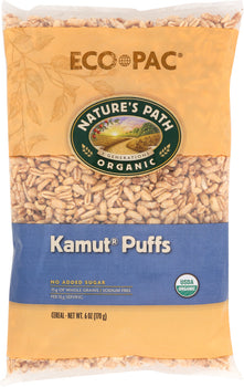 NATURES PATH: Kamut Puffs Cereal Organic, 6 oz