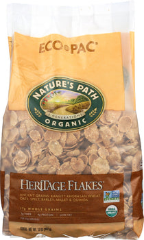 NATURES PATH: Heritage Flakes Cereal Organic Eco Pac, 32 oz