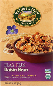 NATURE'S PATH: Organic Flax Plus Cereal Raisin Bran, 14 oz