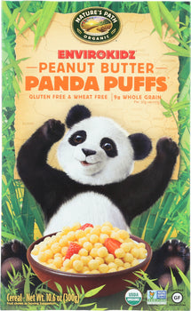 NATURE'S PATH ORGANIC: Envirokidz Organic Peanut Butter Panda Puffs, 10.6 oz