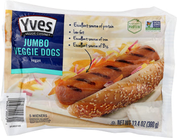 YVES VEGGIE CUISINE: Jumbo Veggie Dogs, 13.40 oz