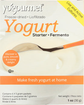 YOGOURMET: Freeze-Dried Yogurt Starter, 1 oz