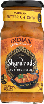 SHARWOODS: Sauce Butter Chicken Makhani, 14.1 oz