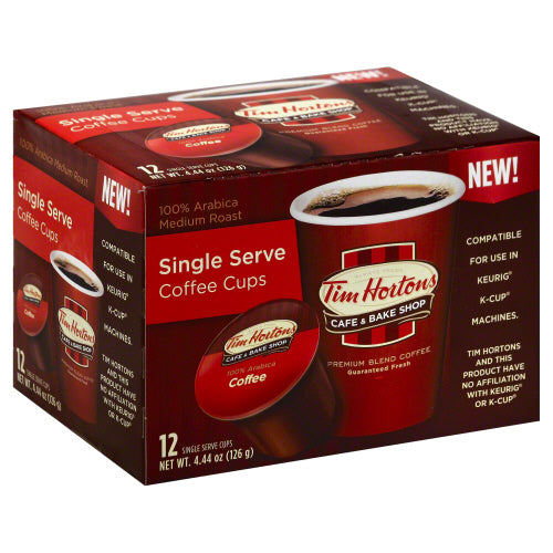 TIM HORTON: Coffee Single Serve 100% Arabica, 4.44 oz