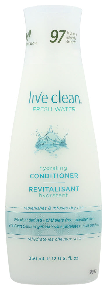 LIVE CLEAN: Conditioner Fresh Water, 12 oz