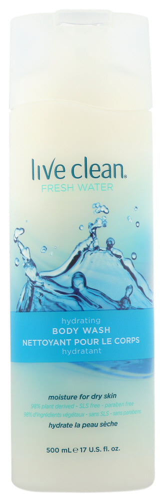 LIVE CLEAN: Wash Body Moisturizing, 17 oz