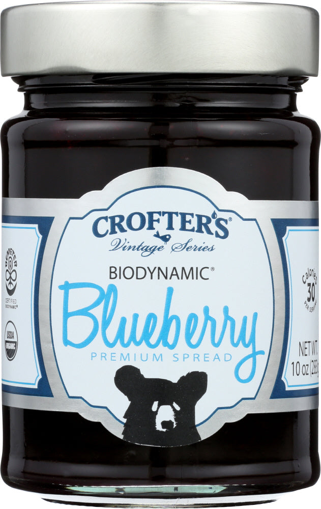 CROFTERS: Biodynamic Blueberry Fruit Spread Organic, 10 oz