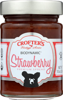 CROFTERS: Biodynamic Strawberry Jam, 10 oz