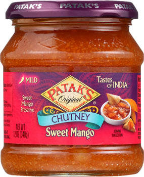 PATAK'S: Original Sweet Mango Chutney Mild, 12 Oz