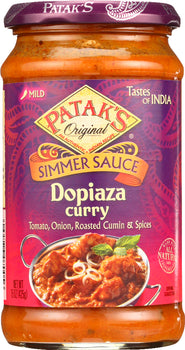 PATAKS: Cooking Sauce Dopiaza, 15 oz