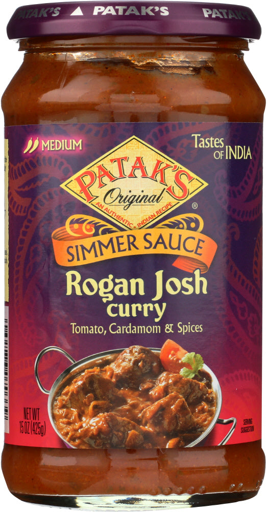 PATAKS: Cooking Sauce Rogan Josh, 15 oz