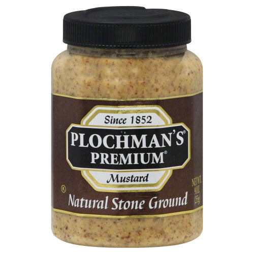 PLOCHMANS: Mustard Stone Ground Pet, 9 oz