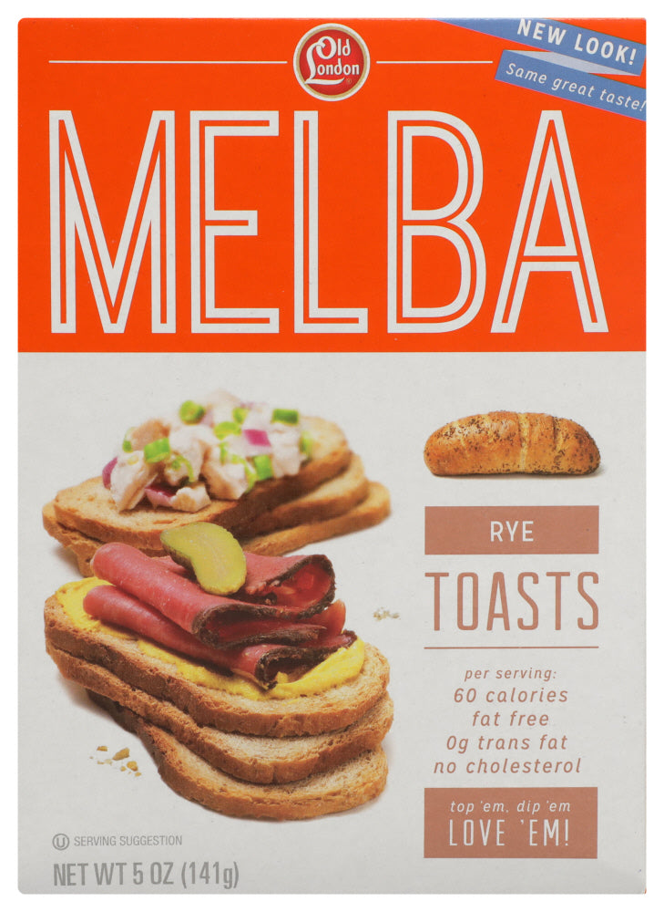 OLD LONDON: Melba Rye Toasts, 5 oz