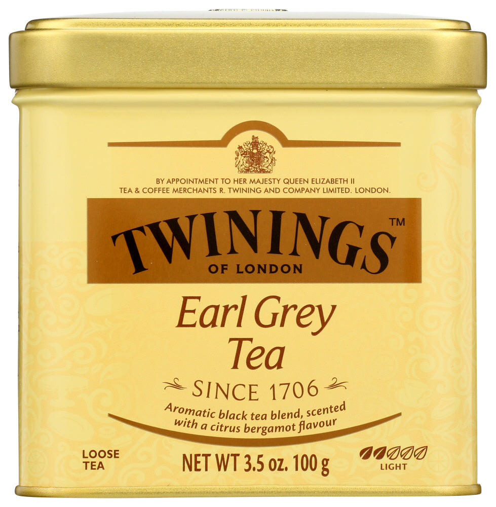 TWINING TEA: Earl Grey Loose Tea, 3.53 oz