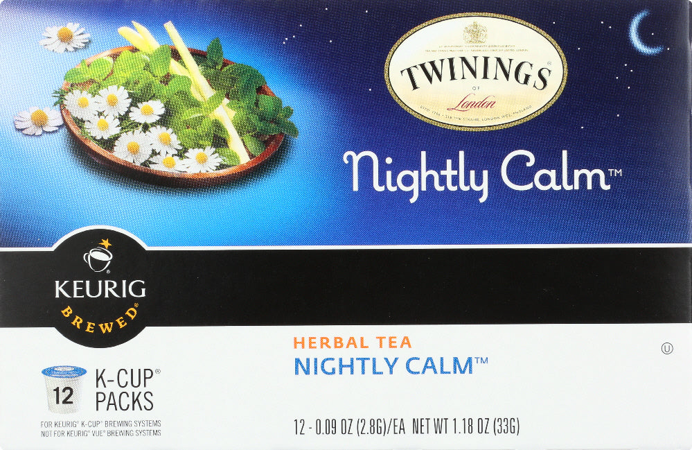 TWININGS: Nightly Calm Herbal Tea K-Cups, 12 pc