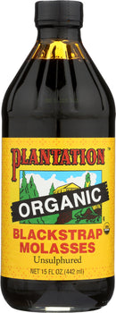 PLANTATION: Organic Blackstrap Molasses, 15 oz