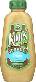 KOOPS: Organic Dijon Mustard, 12 oz