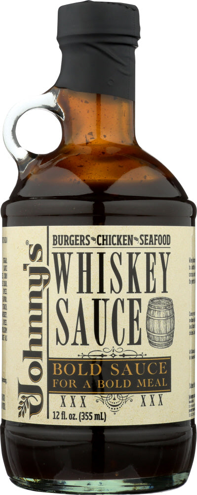 JOHNNYS FINE FOODS: Whiskey Sauce, 12 oz