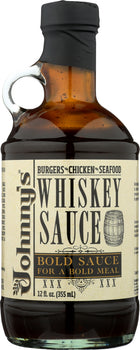 JOHNNYS FINE FOODS: Whiskey Sauce, 12 oz