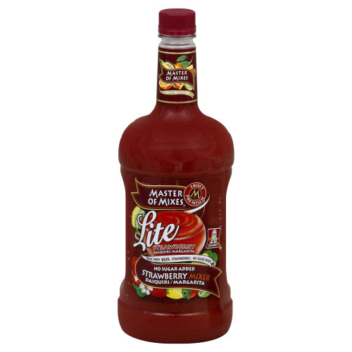 MASTER OF MIXES: Mix Margarita Strawberry Daiquiri Lite, 1.75 lt