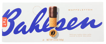 BAHLSEN: Dark Chocolate Wafer Roll, 3.5 oz