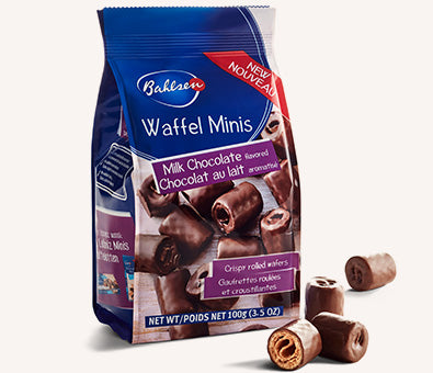 BAHLSEN: Waffel Minis Milk Chocolate, 3.5 oz