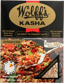 WOLFFS: Kasha Coarse Granulation, 13 oz