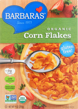 BARBARAS: Organic Corn Flakes, 9 oz