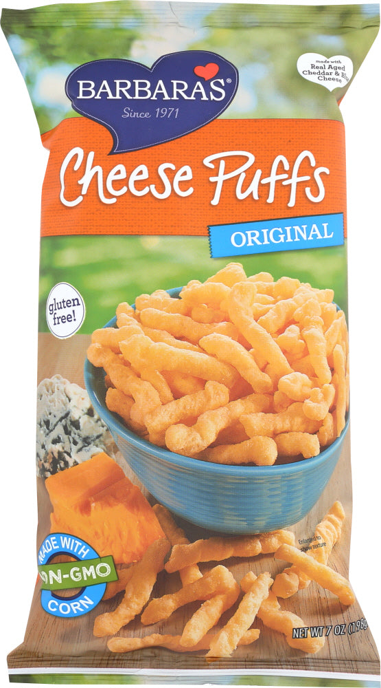 BARBARA'S BAKERY: Cheese Puffs Original, 7 oz