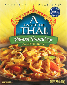 TASTE OF THAI: Peanut Sauce Mix, 3.5 oz