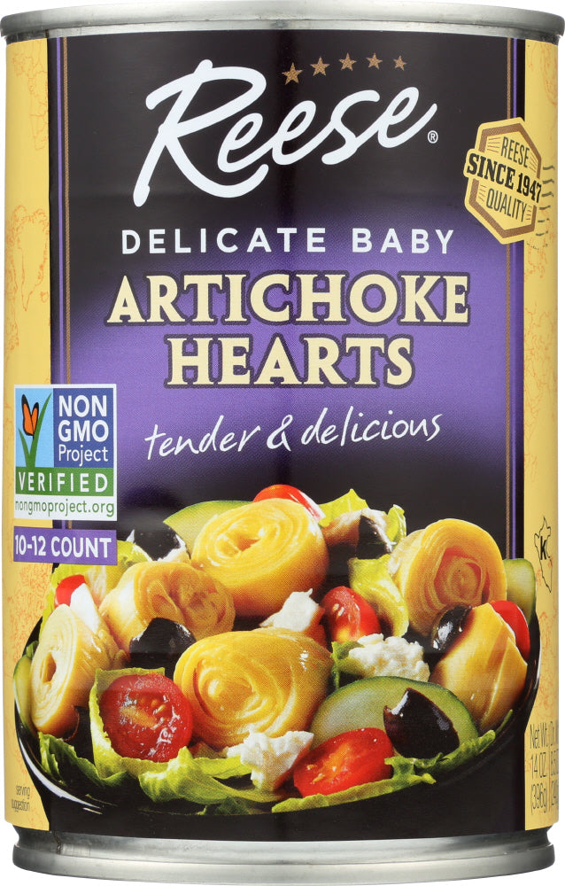 REESE: Artichoke Hearts Extra Small Size, 14 Oz