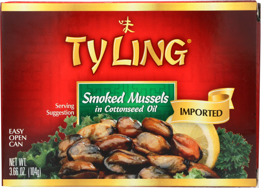 TY LING: Smoked Mussels, 3.66 oz