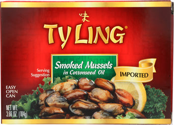 TY LING: Smoked Mussels, 3.66 oz