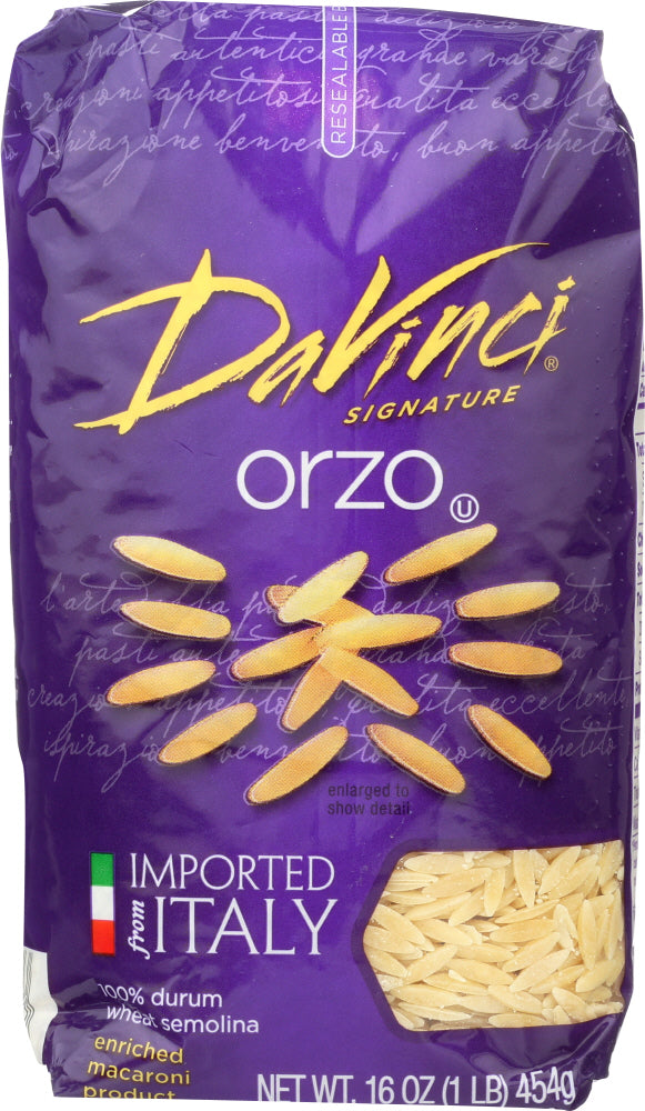 DAVINCI: Orzo Pasta, 16 Oz