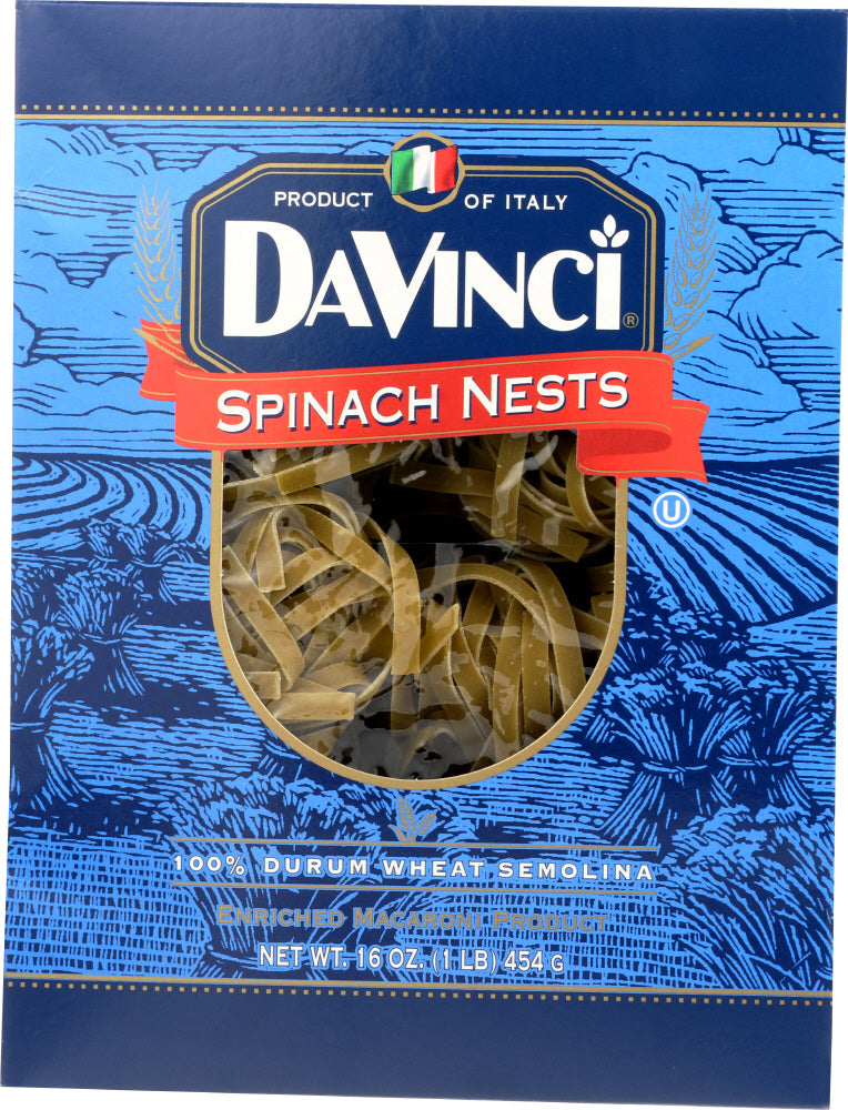 DAVINCI: Pasta Spinach Nest, 16 oz