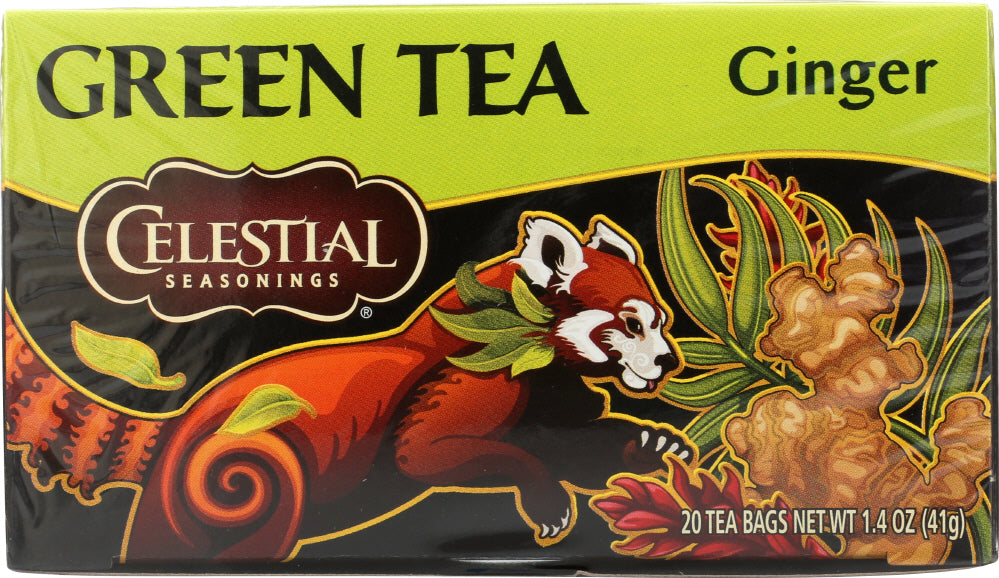 CELESTIAL SEASONINGS: Ginger Green Tea, 20 bg