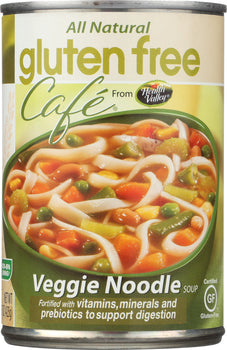 HEALTH VALLEY: Gluten Free Cafe, Veggie Noodle Soup, 15 oz (425 g)