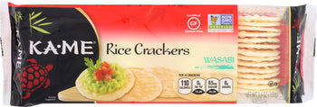 KA ME: Wasabi Rice Crackers Gluten Free, 3.5 oz