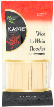 KA-ME: Wide Chinese Lo Mein Noodles, 8 oz