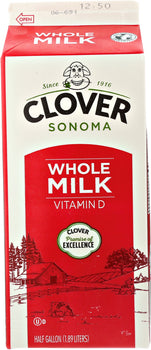 CLOVER SONOMA: Whole Milk Vitamin D, 64 oz