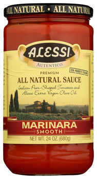 ALESSI: Marinara Pasta Sauce Smooth Style, 24 oz