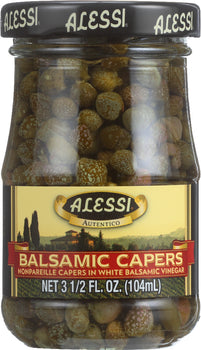 ALESSI: Nonpareille Capers in White Balsamic Vinegar, 3.5 Oz