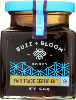 BUZZ & BLOOM: Honey Fair Trade Glass, 12 oz