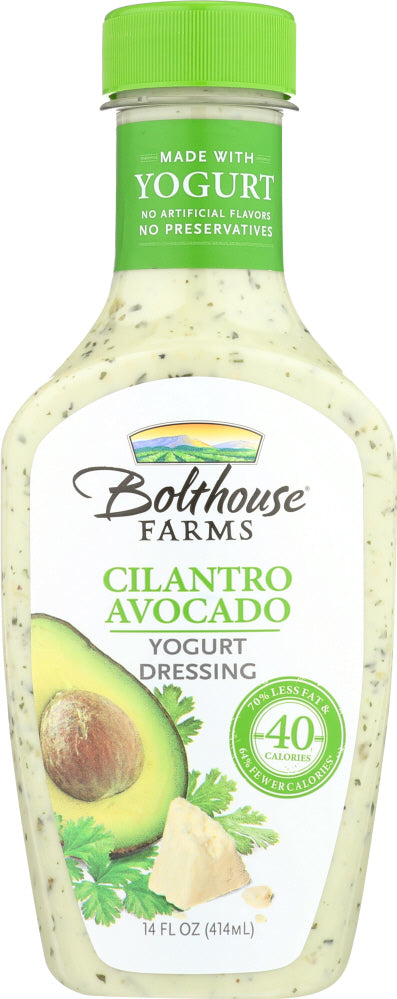 BOLTHOUSE FARMS: Cilantro Avocado Yogurt Dressing, 14 oz